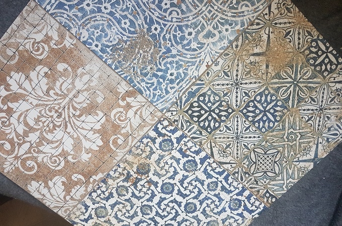 Керамогранит Mykonos Mediterranea Tabarca decors 45x45 Керамогранит Mykonos Mediterranea Tabarca decors 45x45