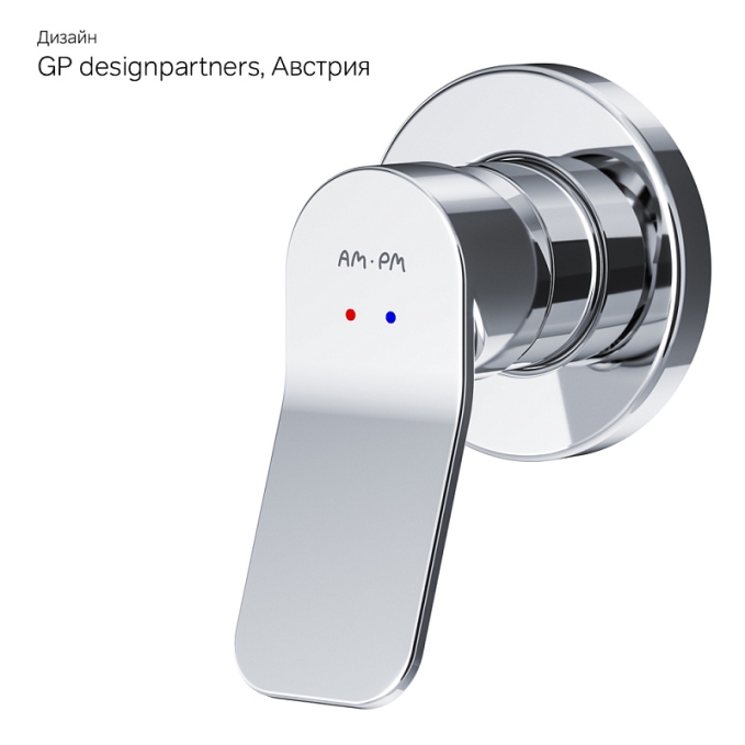 Смеситель для душа AM.PM X-Joy F85A65000 хром встраиваемый Смеситель для душа AM.PM X-Joy F85A65000 хром встраиваемый
