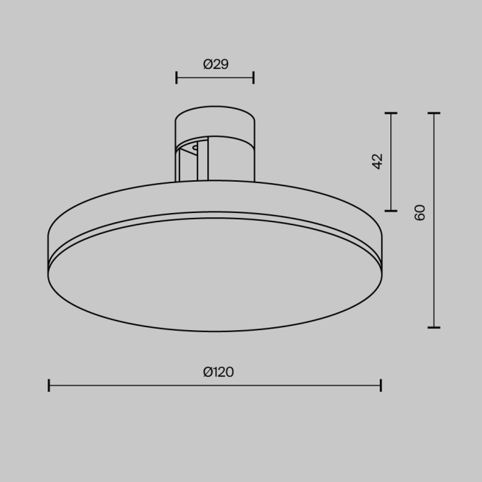 Трековый светильник Плато / Plato Flarity 3000K 10Вт 120°, TR153-1-10W3K-BS, изображение 7