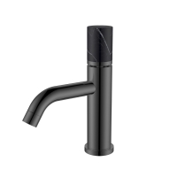 Смеситель для раковины Boheme Stick 121-SGM-MR-B глянцевый графит