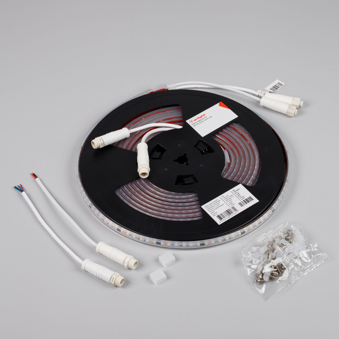 Светодиодная лента герметичная SPI-PS-A120-12mm 24V White6000-PX6-BPT (11 W/m, IP67, 2835, 5m), Arlight, 049445, изображение 3 Светодиодная лента герметичная SPI-PS-A120-12mm 24V White6000-PX6-BPT (11 W/m, IP67, 2835, 5m), Arlight, 049445, изображение 3