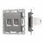 Механизм компьютерной розетки двойной SCT-MPC2-PL-GR (RJ-45, CAT6), Arlight, 045338
