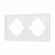 Рамка пластиковая FRM-TENDO-SFPL-2-WH, Arlight, 054649, изображение 1 Рамка пластиковая FRM-TENDO-SFPL-2-WH, Arlight, 054649, изображение 1