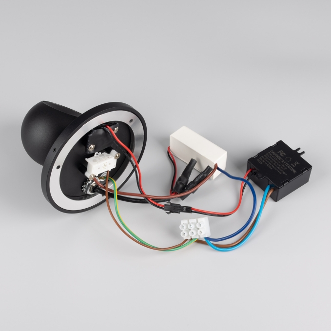Светильник SP-OTTORI-WALL-CHARGE-6W Warm3000 (BK, 30 deg, 230V, USB-C), Arlight, 058480