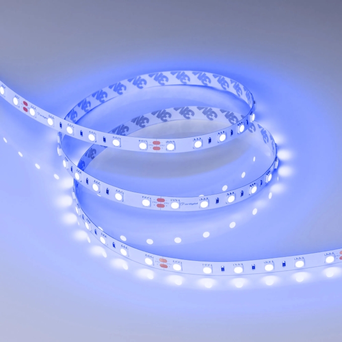 Светодиодная лента RT-B60-10mm 24V Blue (14.4 W/m, IP20, 5m), Arlight, 008819(3), изображение 2