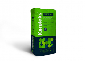 Клей для плитки Kerateks White Pro (C2TE), 25 кг