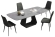 Стол обеденный Echo Haven, Hesby Import, HSBI_HTD0060_grey Стол обеденный Echo Haven, Hesby Import, HSBI_HTD0060_grey