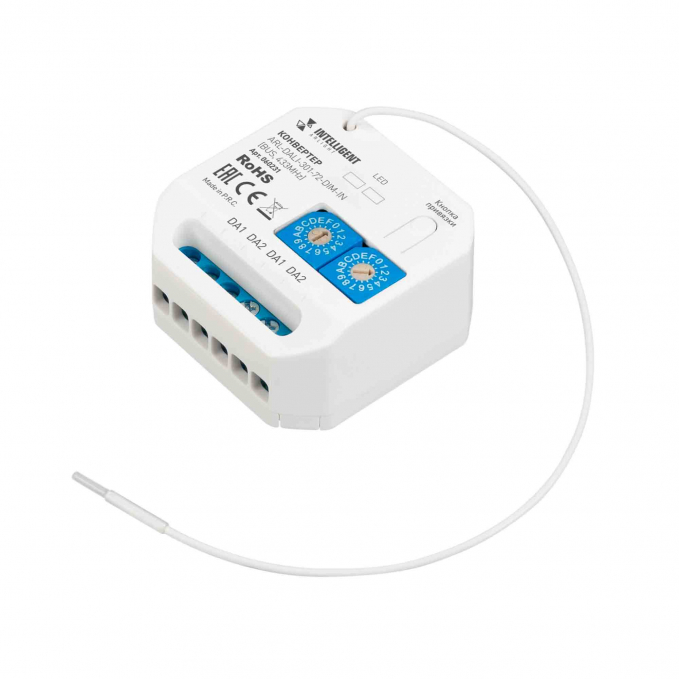 INTELLIGENT ARLIGHT Конвертер ARL-DALI-301-72-DIM-IN (BUS, 433MHz), Arlight, 060231, изображение 1 INTELLIGENT ARLIGHT Конвертер ARL-DALI-301-72-DIM-IN (BUS, 433MHz), Arlight, 060231, изображение 1