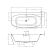 Ванна акриловая Riho Omega 170x80 L B098001005 пристенная Ванна акриловая Riho Omega 170x80 L B098001005 пристенная
