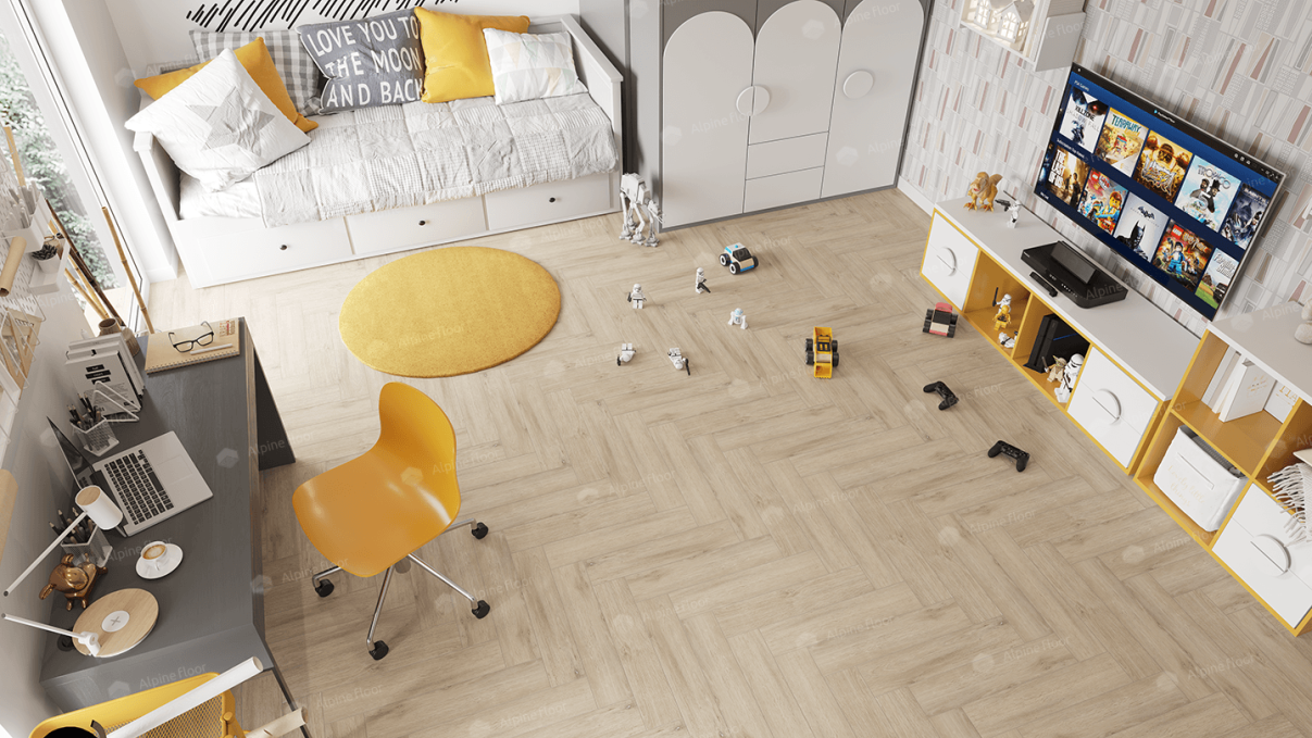 Каменный ламинат SPC Alpine Floor Parquet Light Дуб Медия, ЕСО 13-20 MC