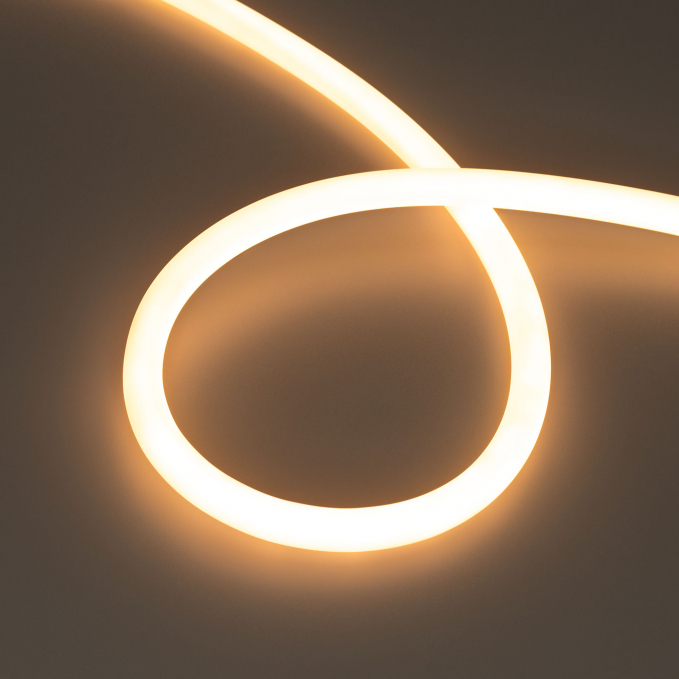 Светодиодная лента герметичная MOONLIGHT-TOP-M560-D13mm 24V Warm2300 360deg (8.6 W/m, IP65, 5m, wire x1), Arlight, 039553, изображение 4
