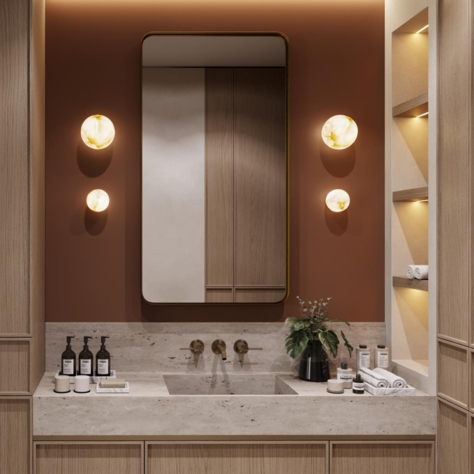 Потолочный светильник IP20 LED 8W 3000/3500/4000K MARBELLA L-VISION ODL24 194 ODEON LIGHT 6684/5CL, фото в интерьере 1
