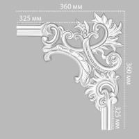 Угол Decomaster 97803-2R, 325x360x25 мм Угол Decomaster 97803-2R, 325x360x25 мм