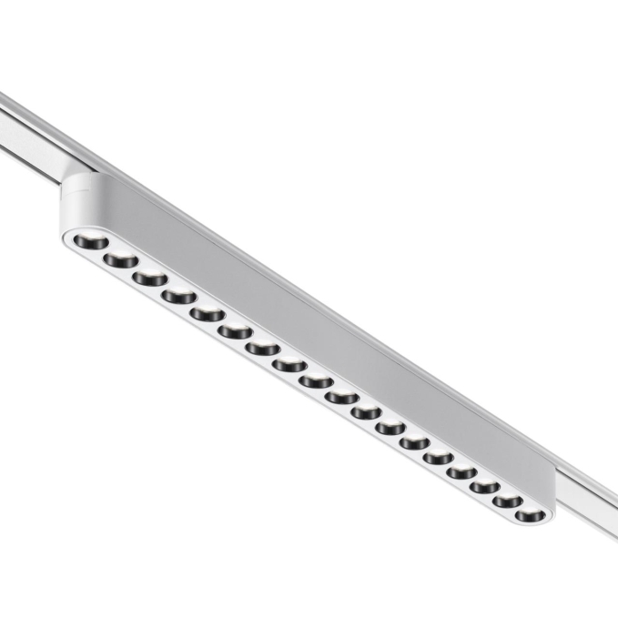 Трековый светильник для низковольтного шинопровода IP20 LED 18W 48V 1710Лм 3000К SMAL SHINO NT23 185 NOVOTECH 359245, фото на белом фоне