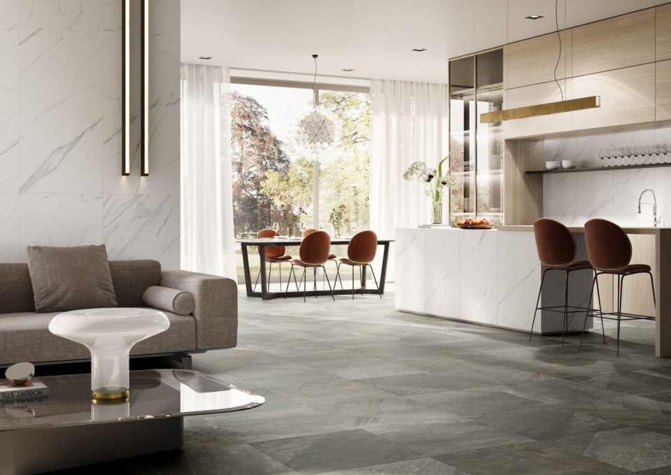 Керамогранит Pieza Ceramica Statuario White 60x60, ST006060N Керамогранит Pieza Ceramica Statuario White 60x60, ST006060N