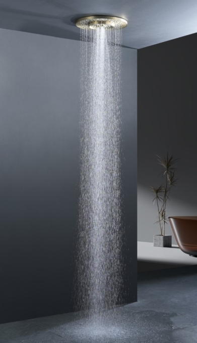 Верхний душ Boheme 430-MG золото-матовый