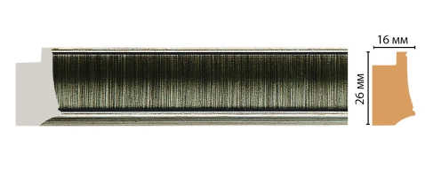 Багет Decomaster 564-280, 26x16x2900 мм Багет Decomaster 564-280, 26x16x2900 мм
