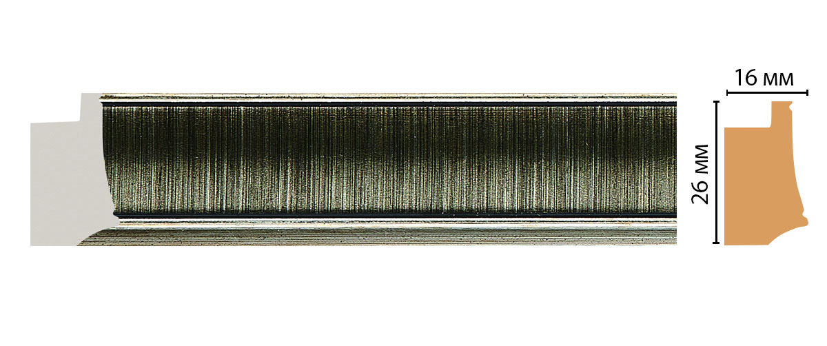 Багет Decomaster 564-280, 26x16x2900 мм