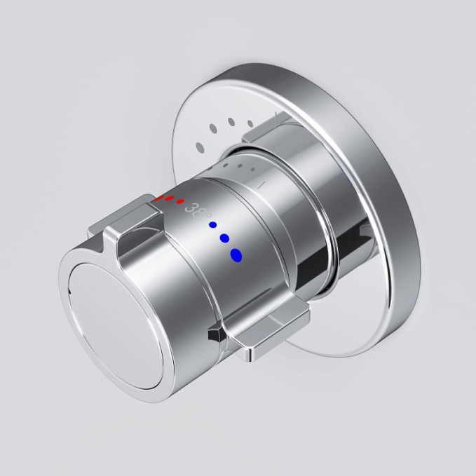 Смеситель для душа AM.PM X-Joy F85A65600 хром встраиваемый, термостат Смеситель для душа AM.PM X-Joy F85A65600 хром встраиваемый, термостат