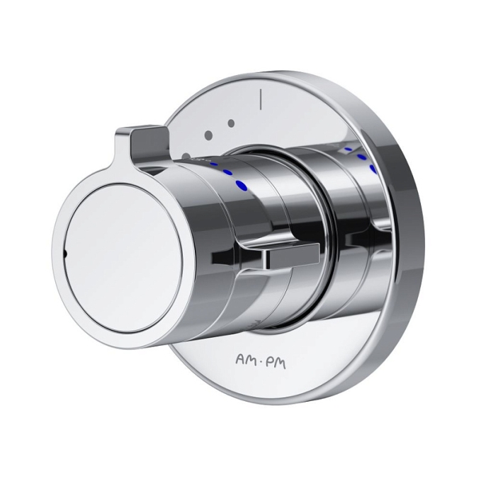 Смеситель для душа AM.PM X-Joy F85A65600 хром встраиваемый, термостат Смеситель для душа AM.PM X-Joy F85A65600 хром встраиваемый, термостат