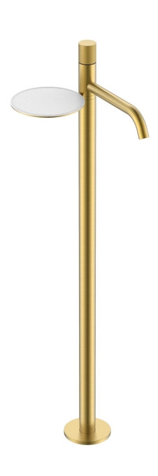 Смеситель напольный Boheme Stick 120-MG.4 матовое золото Смеситель напольный Boheme Stick 120-MG.4 матовое золото