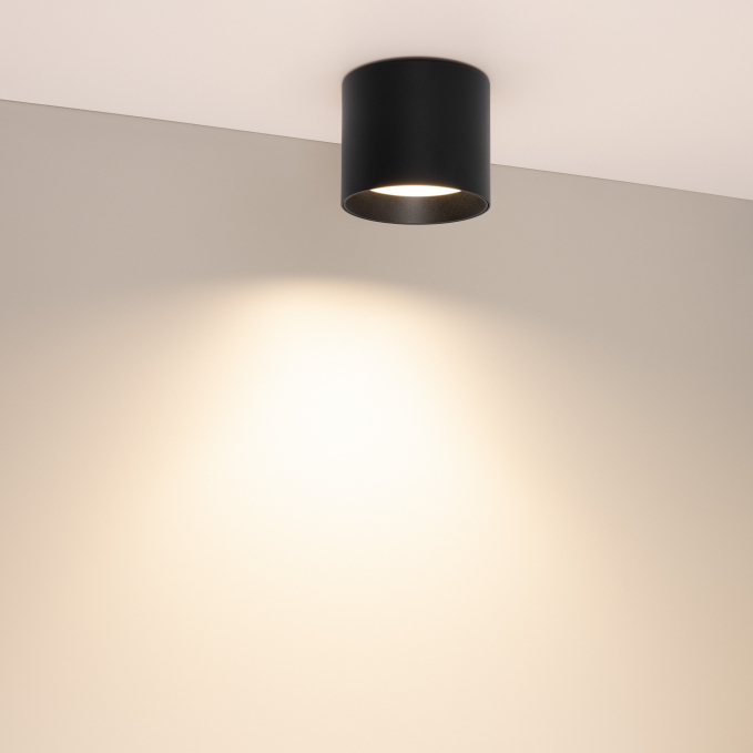 Светильник SP-BISCOTTO-R90-8W Warm3300-MIX (BK, 80 deg, 230V), Arlight, 054911, изображение 5 Светильник SP-BISCOTTO-R90-8W Warm3300-MIX (BK, 80 deg, 230V), Arlight, 054911, изображение 5