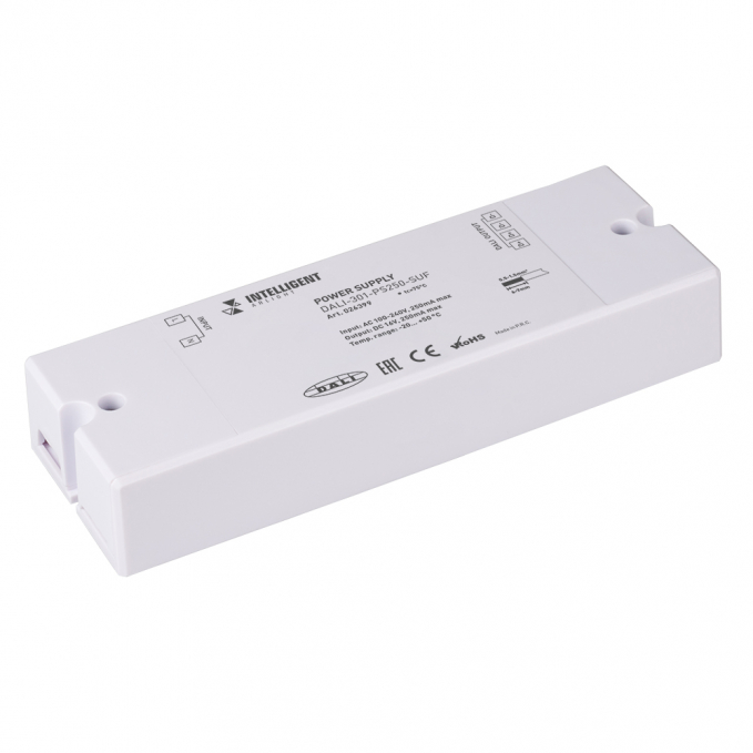 INTELLIGENT ARLIGHT Блок питания шины DALI-301-PS250-SUF (230V, 250mA), Arlight, 026399, изображение 1 INTELLIGENT ARLIGHT Блок питания шины DALI-301-PS250-SUF (230V, 250mA), Arlight, 026399, изображение 1