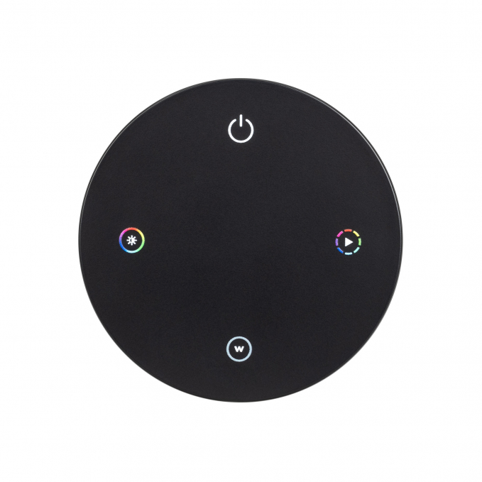 INTELLIGENT ARLIGHT Пульт SMART-801-22-1G-RGBW Black (3V, Magnet, 2.4G), Arlight, 046479, изображение 2 INTELLIGENT ARLIGHT Пульт SMART-801-22-1G-RGBW Black (3V, Magnet, 2.4G), Arlight, 046479, изображение 2