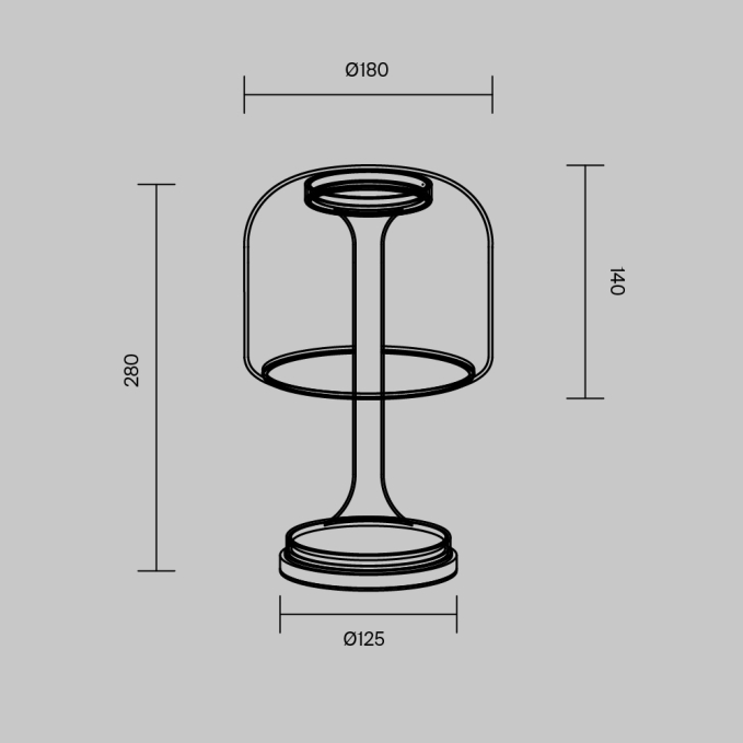 Настольный светильник Брошь / Brosche 3000К 10Вт, MOD362TL-L10GR3K, изображение 8 Настольный светильник Брошь / Brosche 3000К 10Вт, MOD362TL-L10GR3K, изображение 8