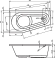 Ванна акриловая Riho Delta 150x80 R B066001005 угловая Ванна акриловая Riho Delta 150x80 R B066001005 угловая