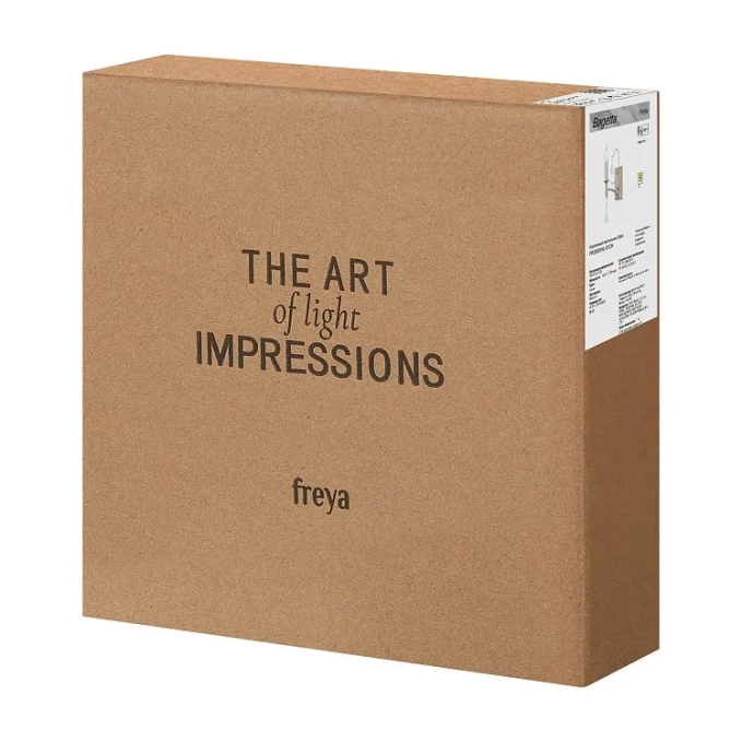 Настенный светильник (бра) Багетта / Bagetta E14x1, Freya, FR2053WL-01CH Настенный светильник (бра) Багетта / Bagetta E14x1, Freya, FR2053WL-01CH