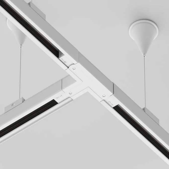 Коннектор Т-образный левый Trinity белый, Maytoni, TRA005CT-31W-L Коннектор Т-образный левый Trinity белый, Maytoni, TRA005CT-31W-L