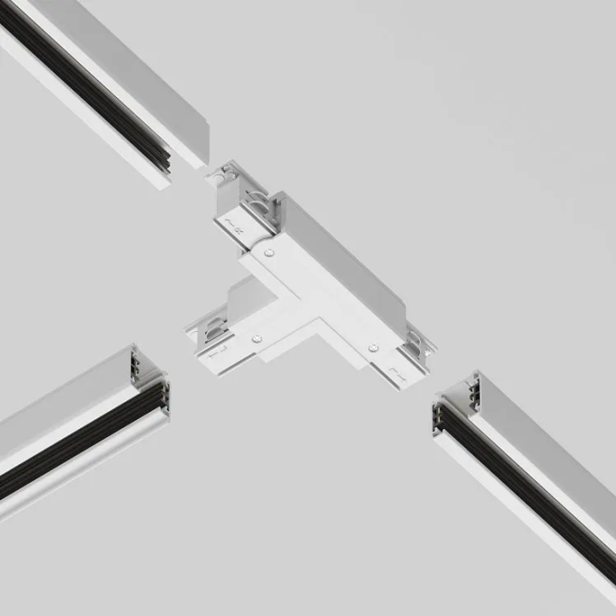 Коннектор Т-образный левый Trinity белый, Maytoni, TRA005CT-31W-L Коннектор Т-образный левый Trinity белый, Maytoni, TRA005CT-31W-L