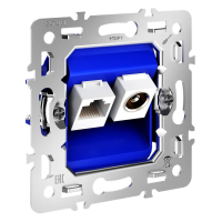 Механизм розетки TV+RJ45 кат. 6, S70, Voltum, VLS0607M Механизм розетки TV+RJ45 кат. 6, S70, Voltum, VLS0607M