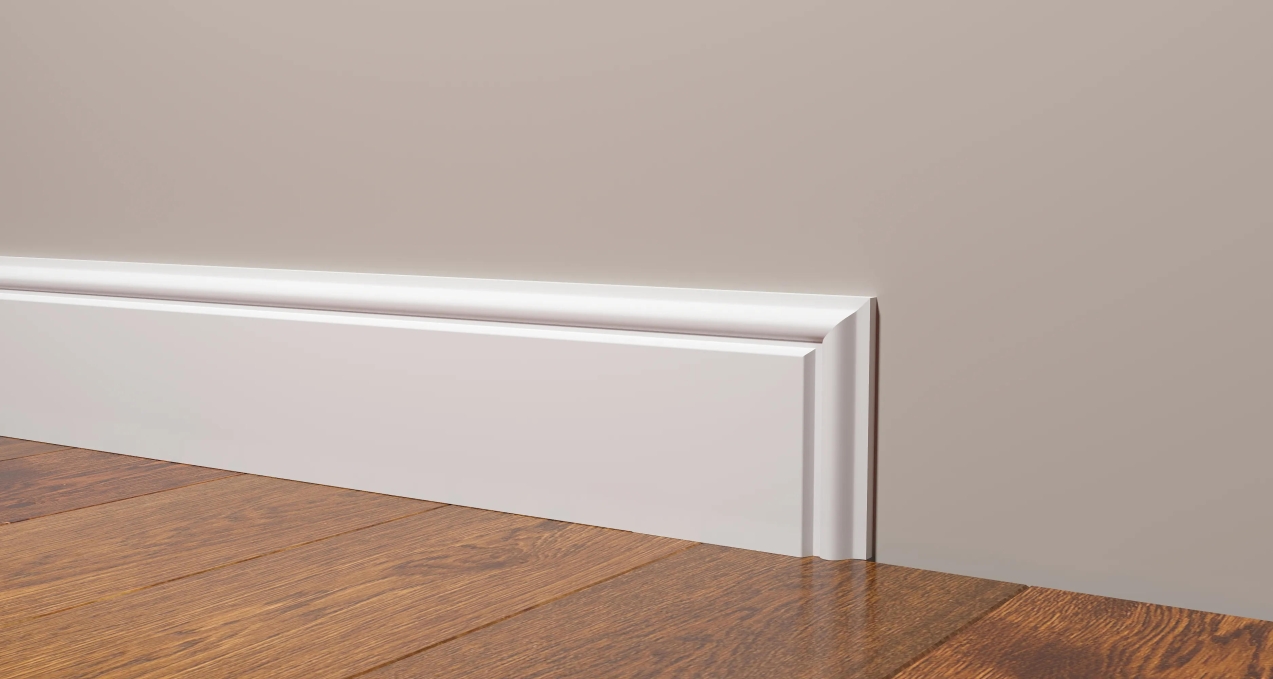 Комплектующий элемент Decor-Dizayn DD701/U4 для плинтуса - конверт в пол влево Комплектующий элемент Decor-Dizayn DD701/U4 для плинтуса - конверт в пол влево