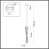 Подвес LED 13W 3000K 220V ROSELLE LEDIO LN26 158 LUMION 5674/10L, схема товара Подвес LED 13W 3000K 220V ROSELLE LEDIO LN26 158 LUMION 5674/10L, схема товара