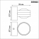 Светильник ландшафтный настенный IP65 LED 6W 4000K 175-265V CALLE STREET NT24 726 NOVOTECH 359303, схема товара Светильник ландшафтный настенный IP65 LED 6W 4000K 175-265V CALLE STREET NT24 726 NOVOTECH 359303, схема товара