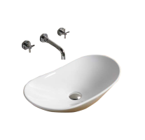 Накладная раковина Velvex 7811A 60 см белый