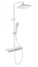 Душевая стойка со смесителем Wonzon & Woghand Shelf WW-B3552-MW белая матовая с термостатом