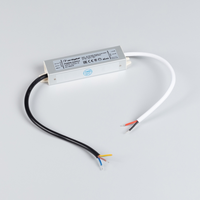 Блок питания ARPV-24020-D (24V, 0.8A, 20W), Arlight, 022410, изображение 2 Блок питания ARPV-24020-D (24V, 0.8A, 20W), Arlight, 022410, изображение 2