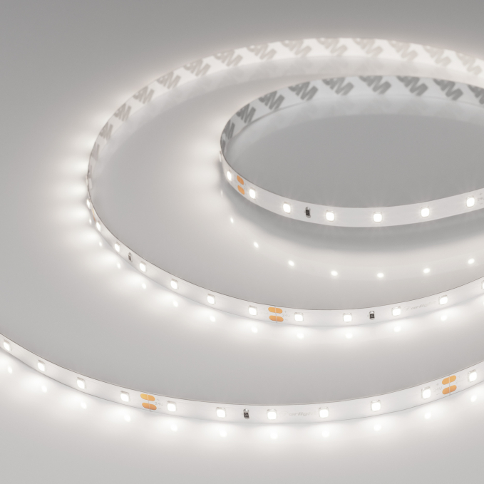 Светодиодная лента RT-A60-8mm 24V Day5000 CRI98 (7.2 W/m, IP20, 2835, 5m), Arlight, 021407(2), изображение 1 Светодиодная лента RT-A60-8mm 24V Day5000 CRI98 (7.2 W/m, IP20, 2835, 5m), Arlight, 021407(2), изображение 1