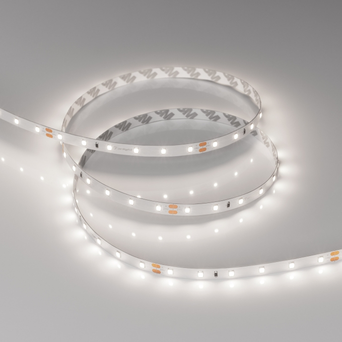 Светодиодная лента RT-A60-8mm 24V Day5000 CRI98 (7.2 W/m, IP20, 2835, 5m), Arlight, 021407(2), изображение 3 Светодиодная лента RT-A60-8mm 24V Day5000 CRI98 (7.2 W/m, IP20, 2835, 5m), Arlight, 021407(2), изображение 3