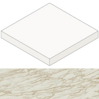 Ступень Atlas Concorde Marvel Edge Royal Calacatta Scalino Angolare 33x33, AFCY Ступень Atlas Concorde Marvel Edge Royal Calacatta Scalino Angolare 33x33, AFCY