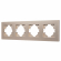Рамка пластиковая FRM-PERIO-PL-4-GD, Arlight, 049761, изображение 1