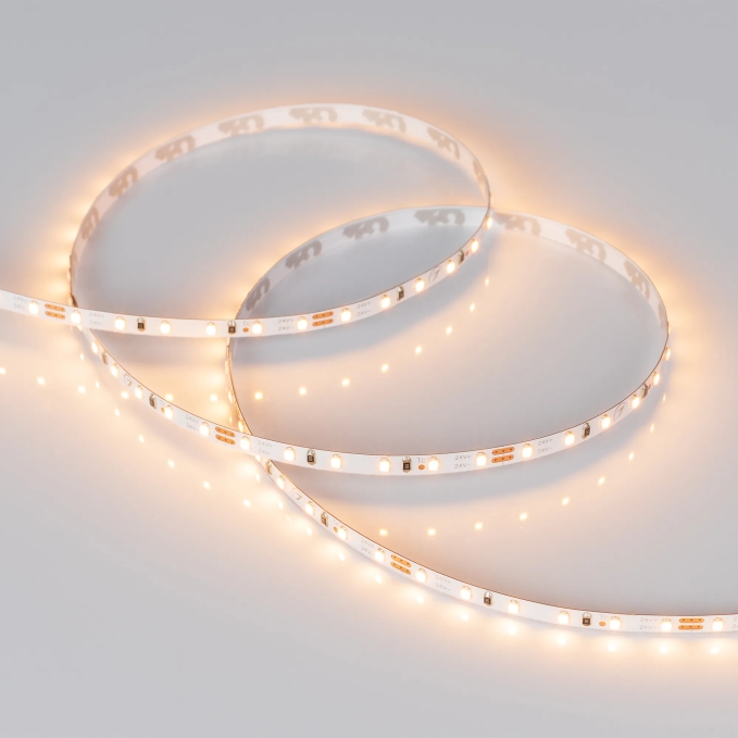 Светодиодная лента MICROLED-M120-4mm 24V Warm2700 (9.6 W/m, IP20, 2216, 5m), Arlight, 024415(2), изображение 3 Светодиодная лента MICROLED-M120-4mm 24V Warm2700 (9.6 W/m, IP20, 2216, 5m), Arlight, 024415(2), изображение 3