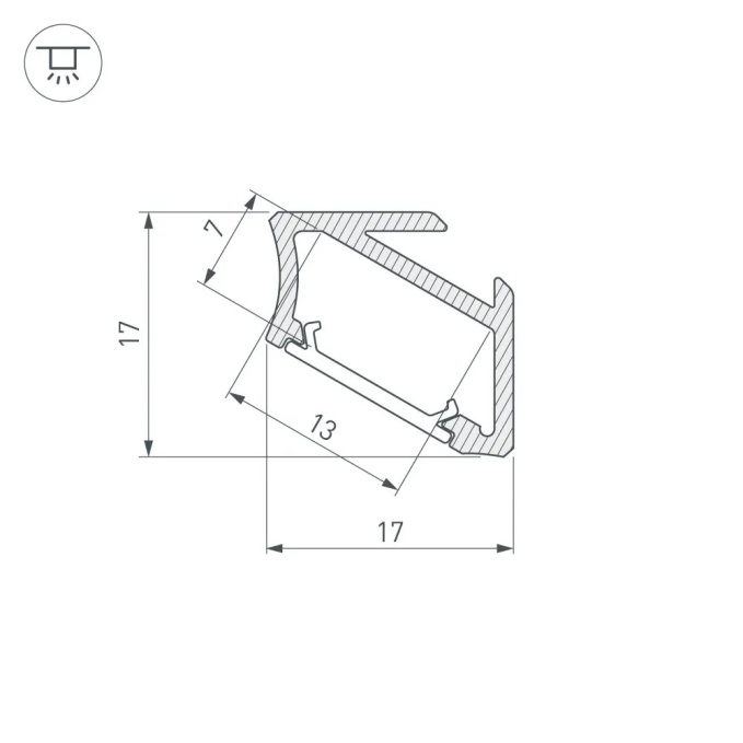 Профиль ALM-V60-2020 ANOD, Arlight, 026693(1), изображение 3