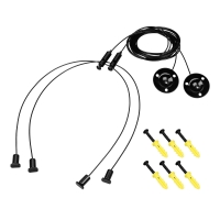 Подвес LINE-6070 2x2m Set BLACK (Pad 9x2mm), Arlight, 056257