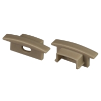 Заглушка LINE-2308-F OLIVE GREY с отверстием, Arlight, 038637