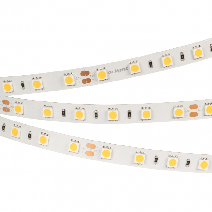 Светодиодная лента RT-B60-10mm 24V Warm3000 (14.4 W/m, IP20, 5m), Arlight, 028589(3), изображение 1 Светодиодная лента RT-B60-10mm 24V Warm3000 (14.4 W/m, IP20, 5m), Arlight, 028589(3), изображение 1