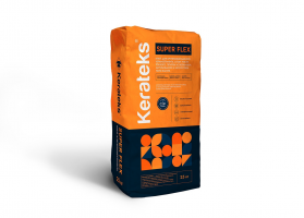 Клей для крупноформатного керамогранита Kerateks Super Flex (C2TE S1), 25 кг